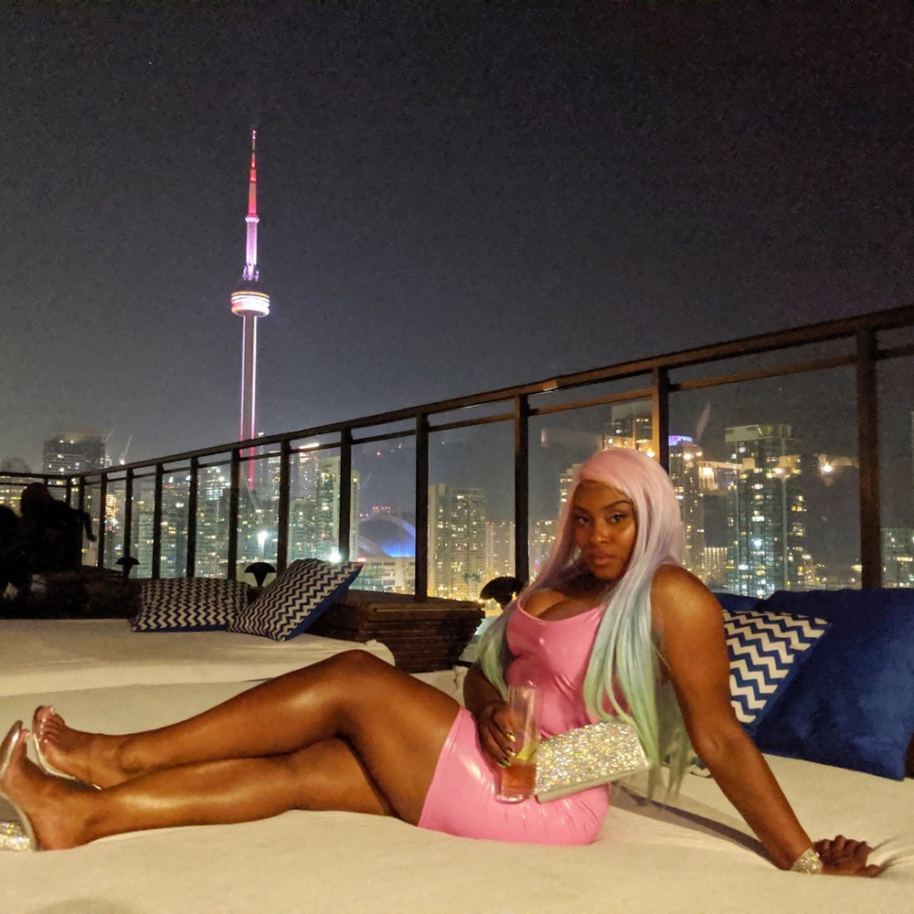 Pink Latex dress
